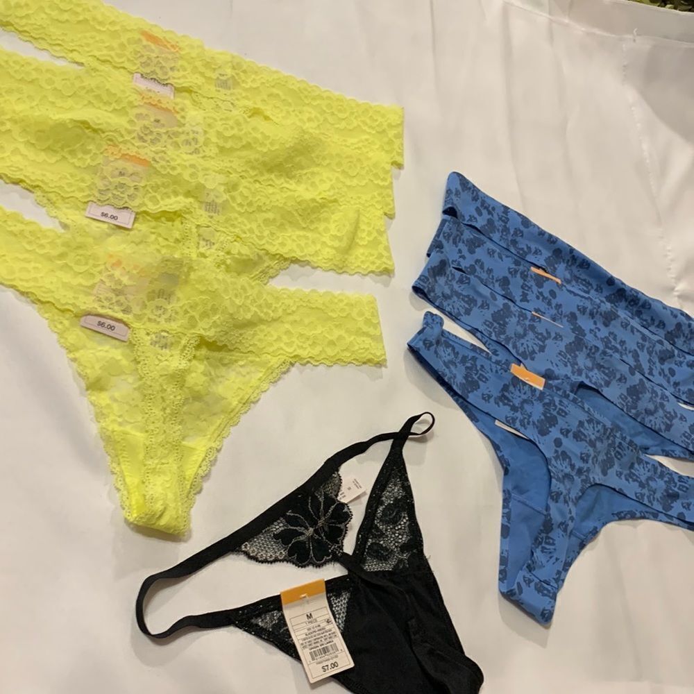 AUDEN Thongs Bundle: NINE pair Size MEDIUM (see photos). All are NWT